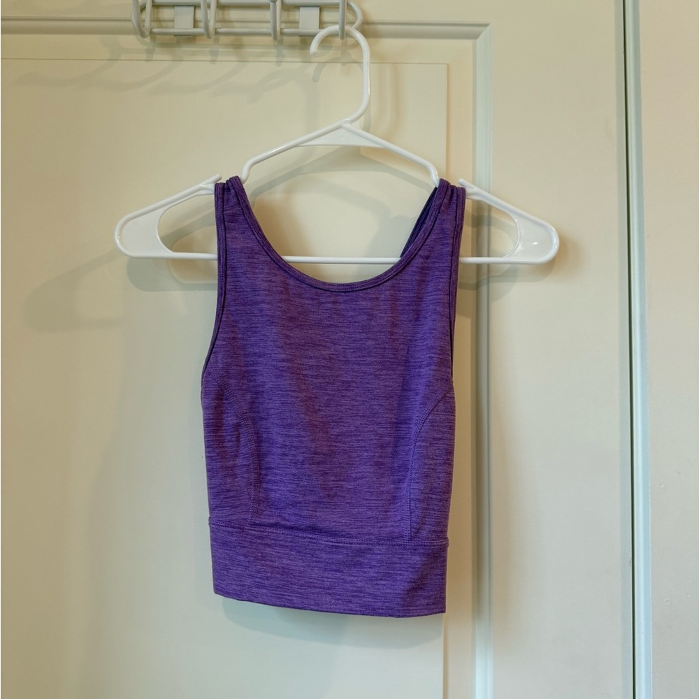 JoyLab Heathered Purple Tank Top
